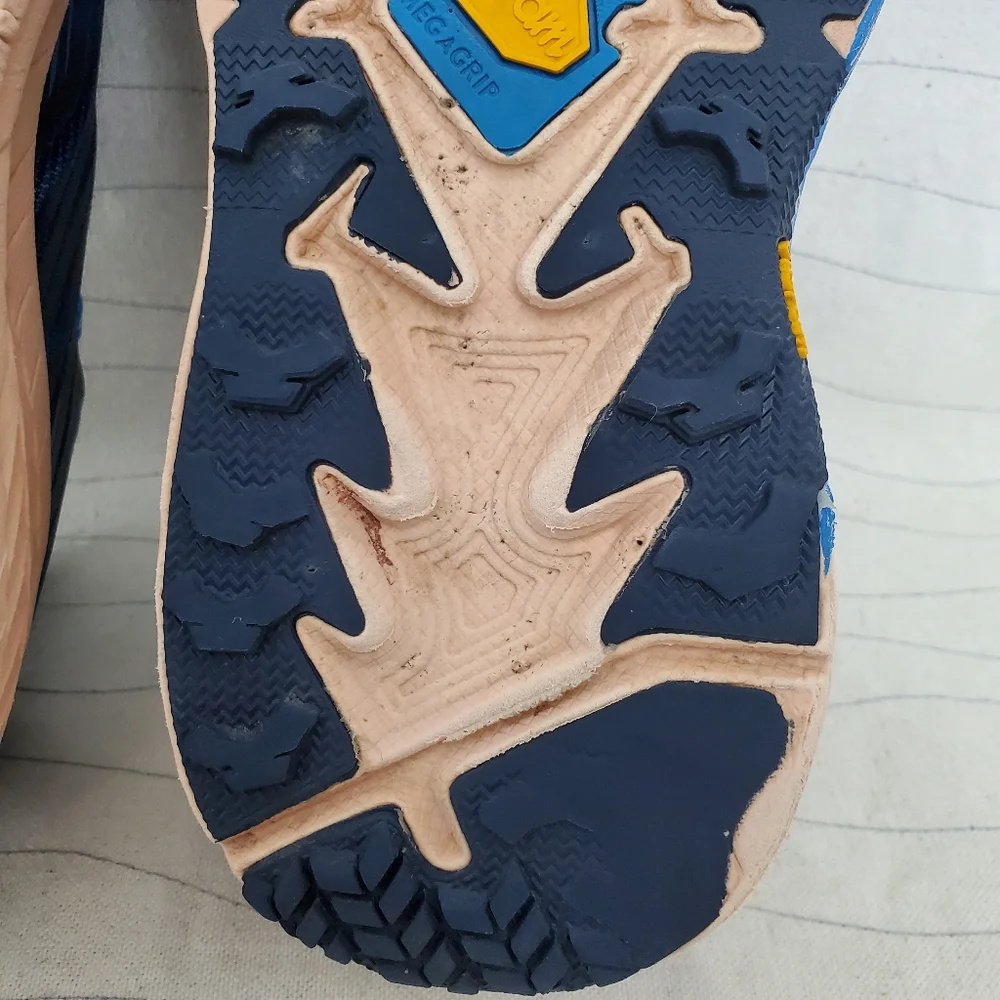 Hoka One One Womens Speedgoat 4 1106527 Blue Trail Running Shoes Sneakers Sz 6.5 - Picture 12 of 14